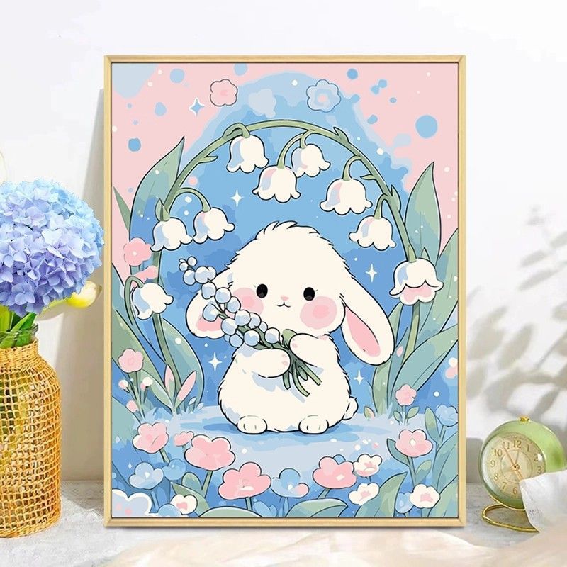 Playful Bunny Themed Wall Art