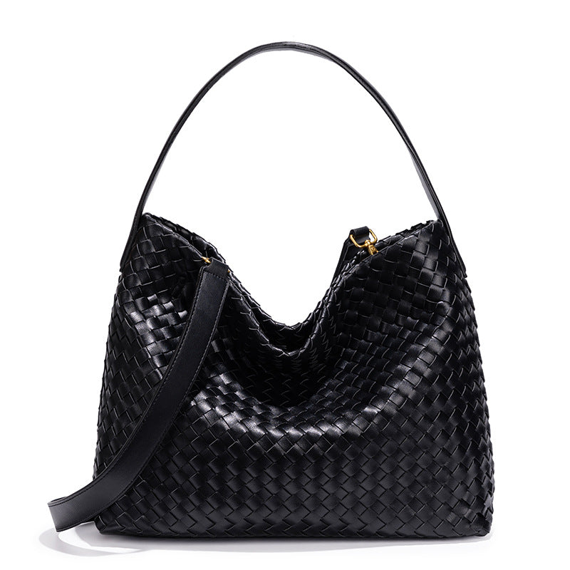 Textured Woven Hobo Bag Acalora