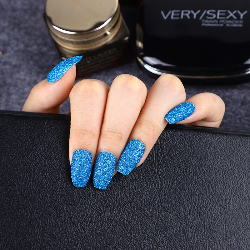 Glittering artificial nails in modern design Acalora