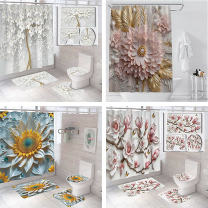 Floral Bathroom Set