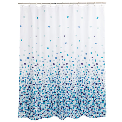 Mosaic-Patterned Shower Curtain