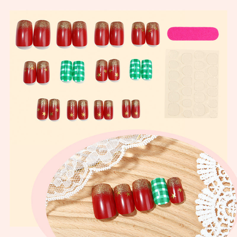 Festive Nail Art Press-On Set Acalora