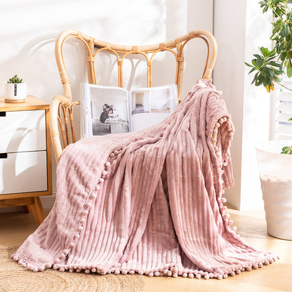 Unisex Cozy Textured Throw Blanket