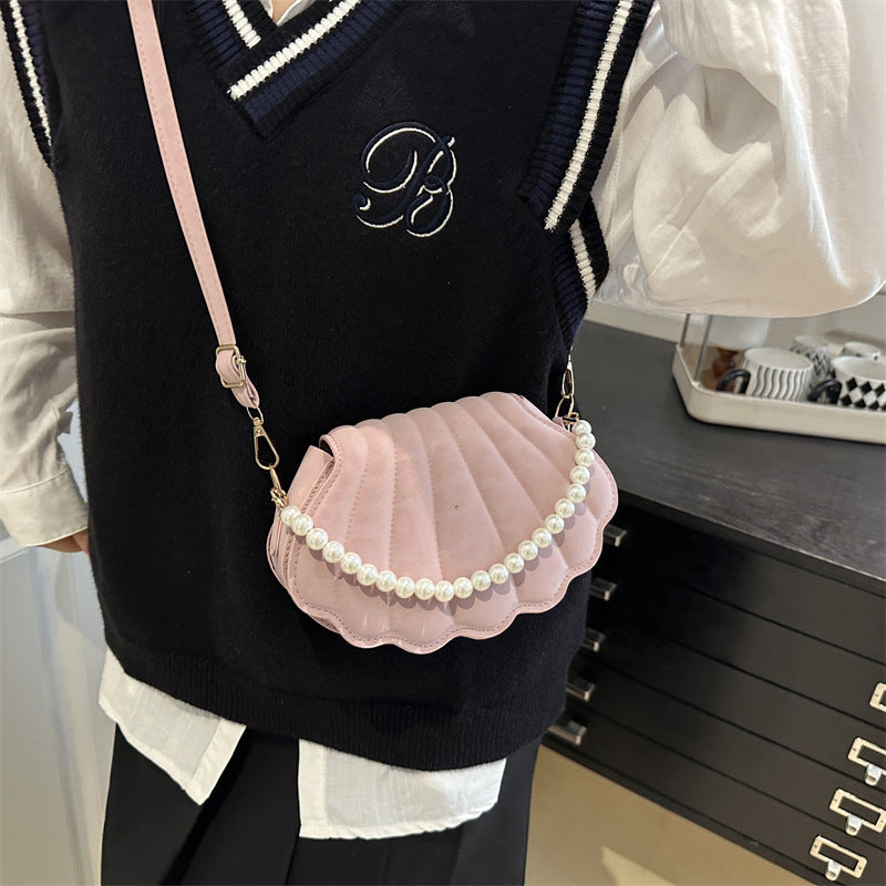 Elegant Shell-Shaped Crossbody Bag Acalora