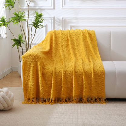 Cozy Knitted Blanket
