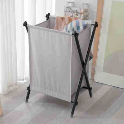 Foldable Laundry Basket with Practical Frame Acalora