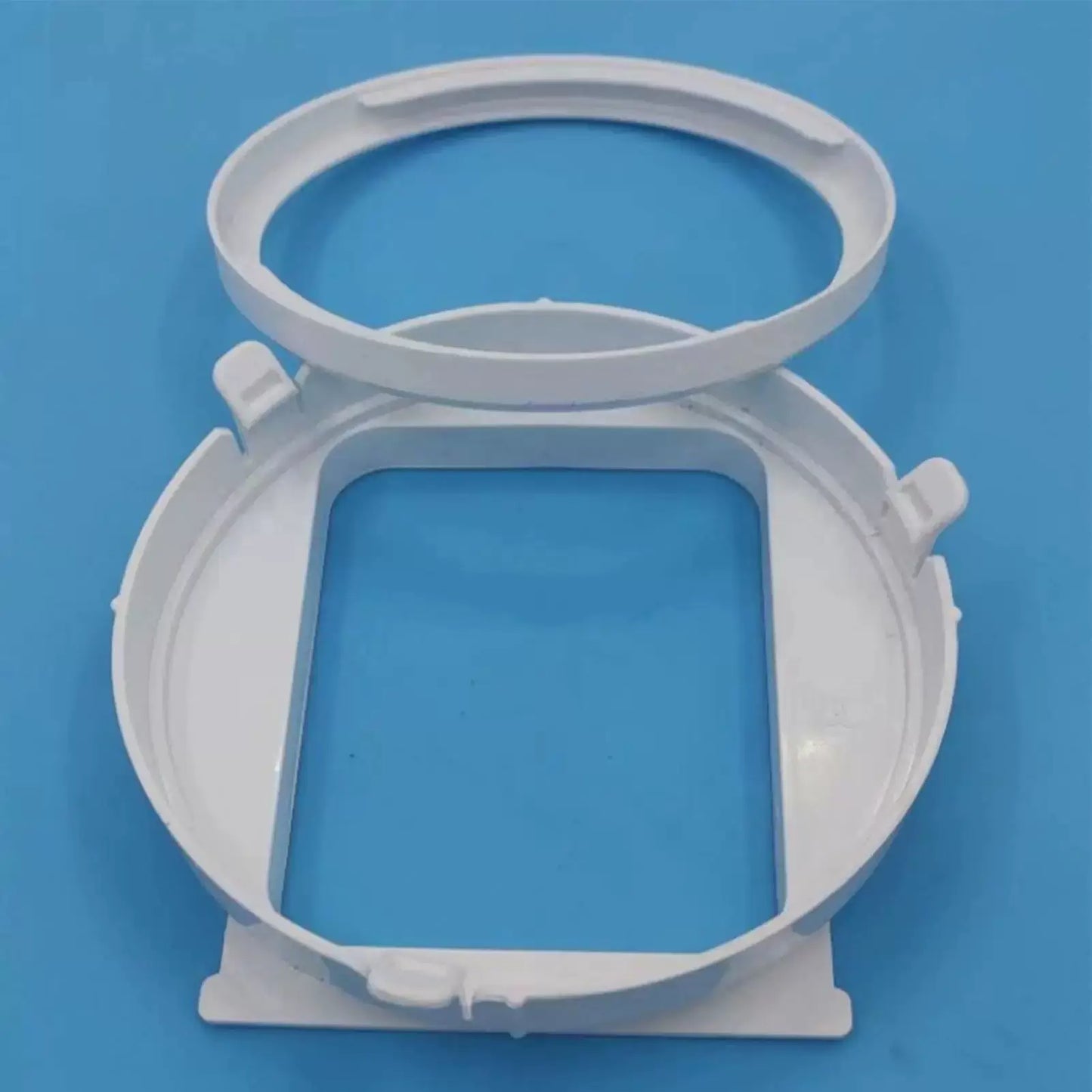 Skanto Universal Window Fan Adapter One Size Fits All with Circular Exhaust Collar and Quick Connect Flange for Portable Air Conditioners Skanto