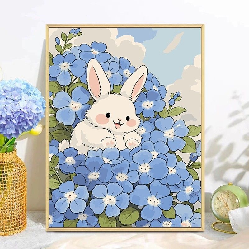 Playful Bunny Themed Wall Art