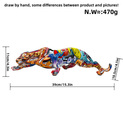 Artful Panther Sculpture Handmade Acalora