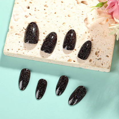 Glamorous artificial nails with glitter Acalora