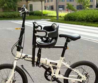 padded child bike safety seat with high back and five-point harness Bowlift