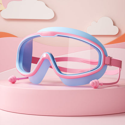 Skanto | Kid-Friendly Swim Goggles with Large Frames and Anti-Fog System
