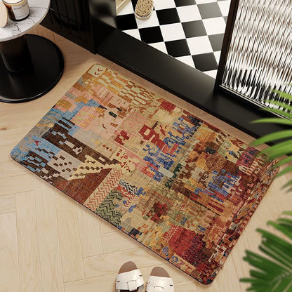 Mosaic Pattern Bath Mat