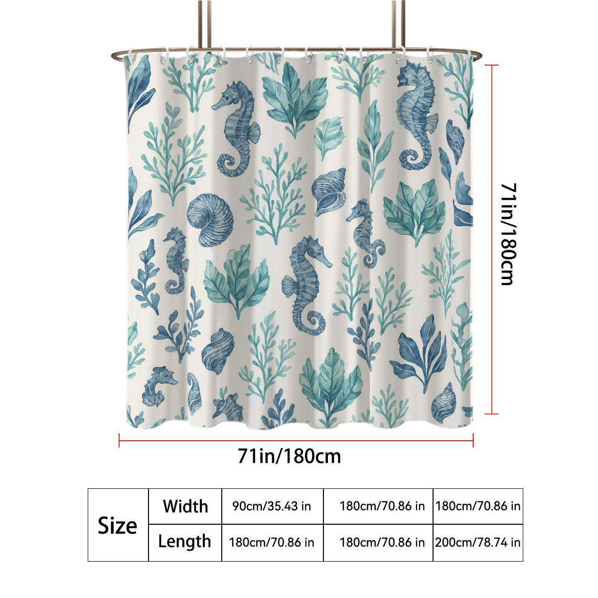 Bath Shower Curtain