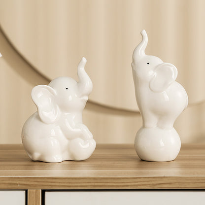Playful and elegant elephant decorative figure Acalora