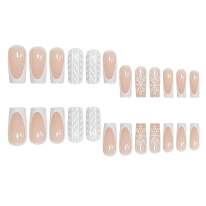 Seasonal French Tip Nail Art Set Acalora