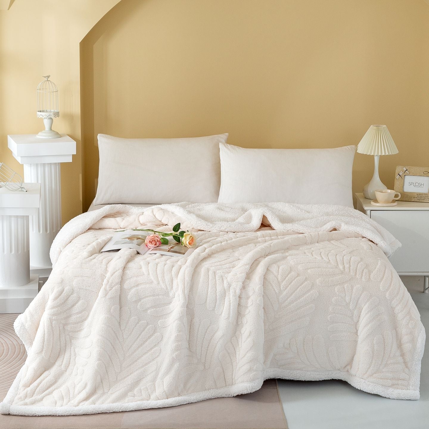 Cozy Fleece Throw Blanket