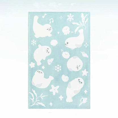 Sea Life-Themed Plush Throw Blanket