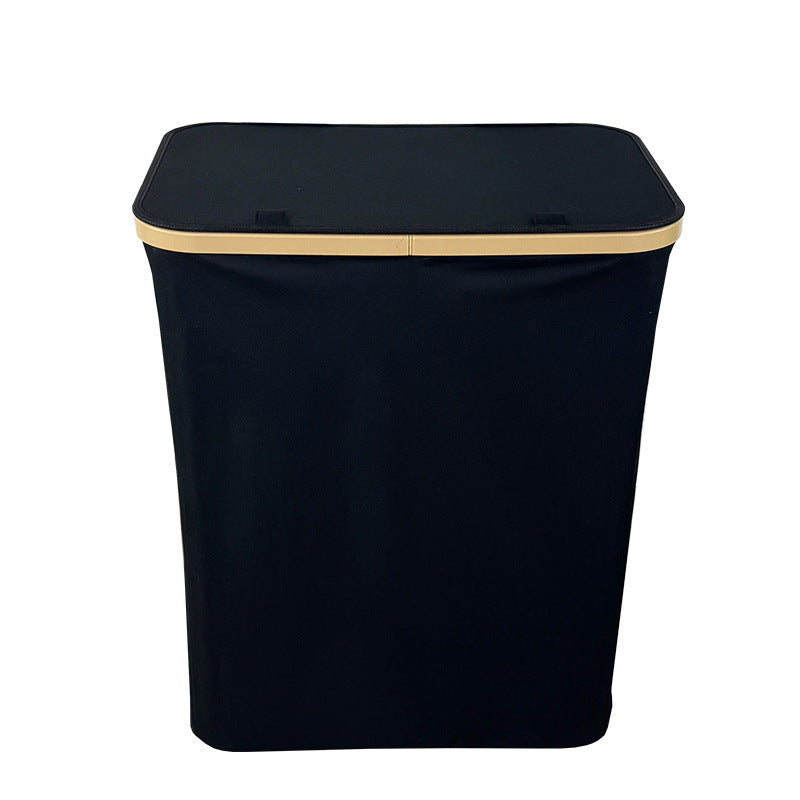 Modern laundry basket with removable lid and carrying handles Acalora