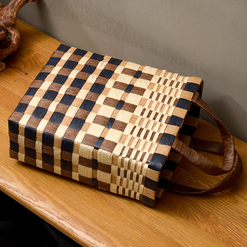 Handwoven shopping basket Acalora