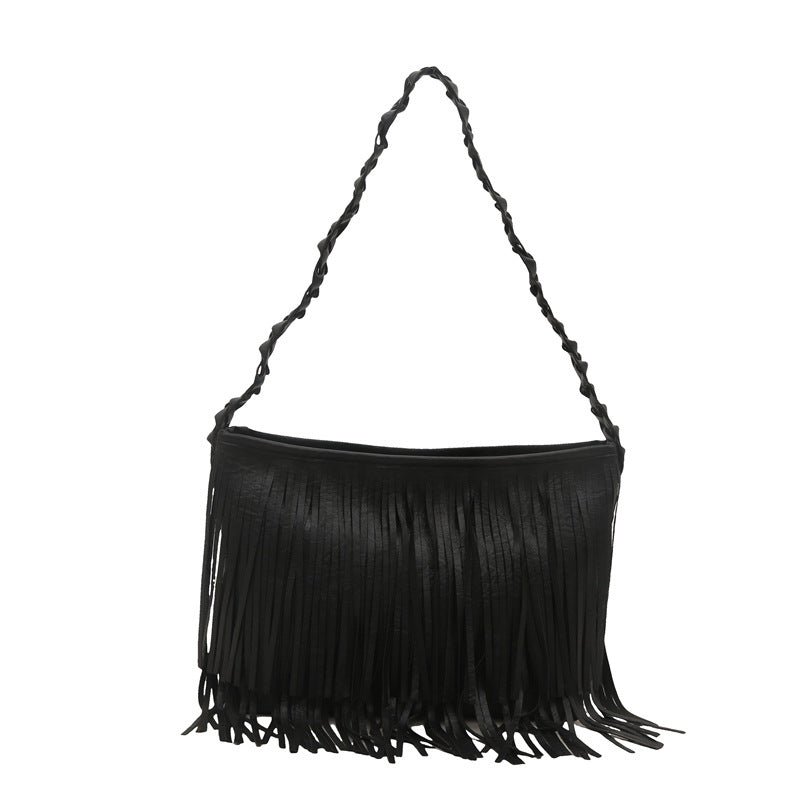 Bohemian Fringe Shoulder Bag Acalora