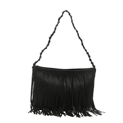 Bohemian Fringe Shoulder Bag Acalora