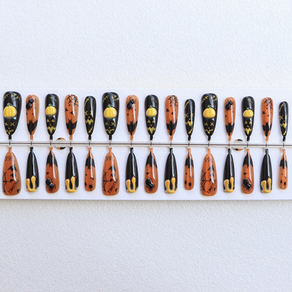 Thematic Halloween Press-On Nails Acalora