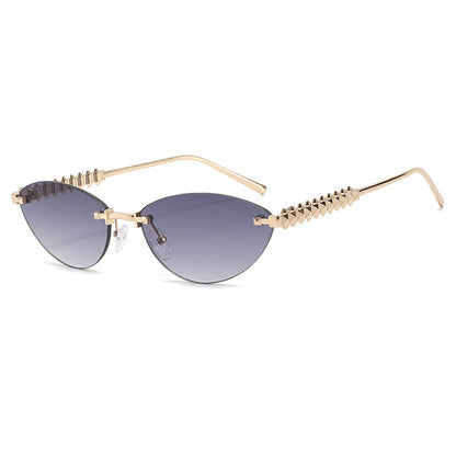 Women's sunglasses in a modern, geometric design with a stylish metal frame and UV protection Karnz