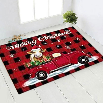 Holiday-Themed Welcome Mat