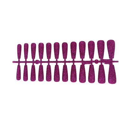 Glamorous artificial nails with glitter effects Acalora