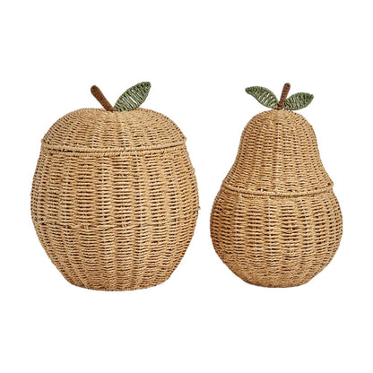 Decorative Woven Fruit-Shaped Storage Basket Acalora