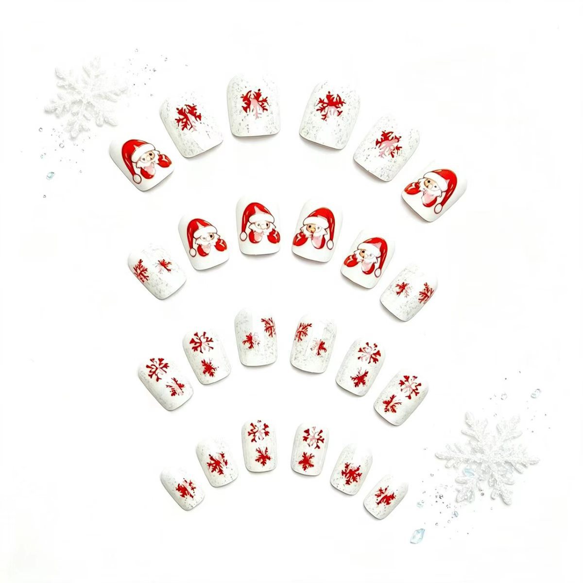 Festive Holiday Themed Nail Art Acalora