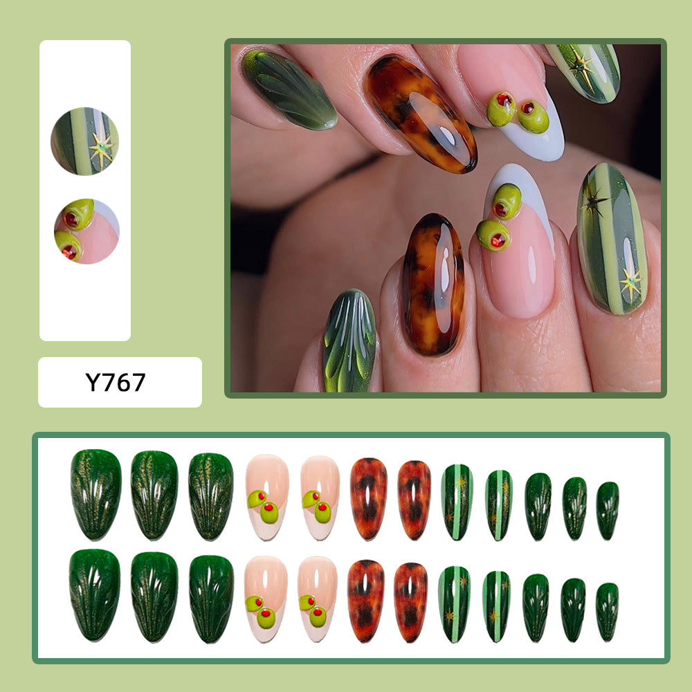 Artificial nails with creative geometric design Acalora