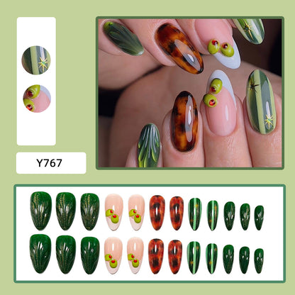Artificial nails with creative geometric design Acalora