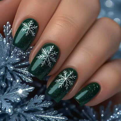 Winter-Themed Nail Art Acalora