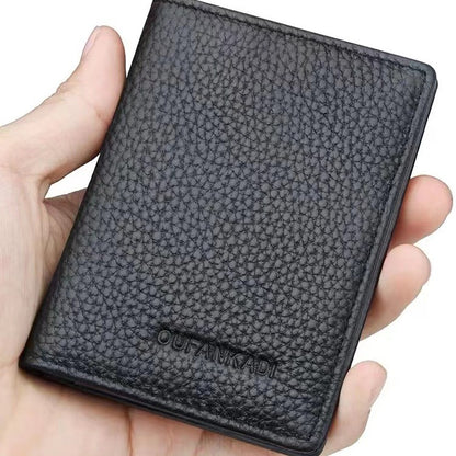 RFID-Blocking Leather Card Holder Acalora