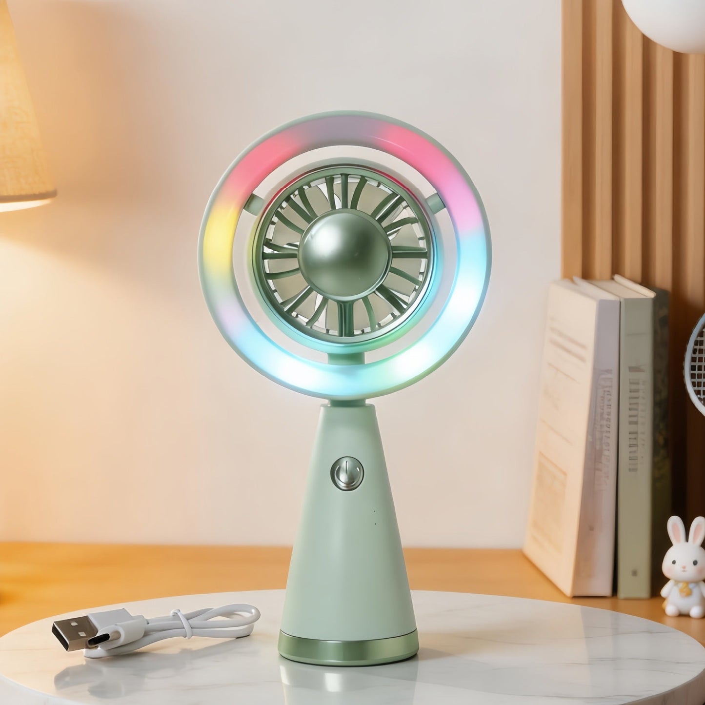 Unisex Portable LED Fan in a modern design Karnz