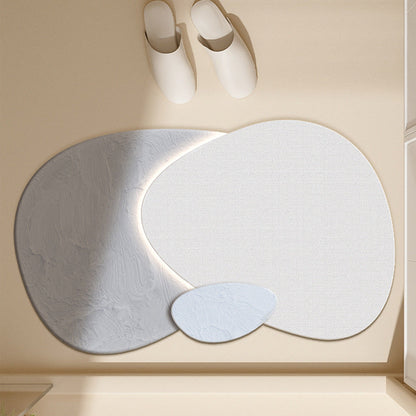 Floral-Inspired Decorative Bath Mat
