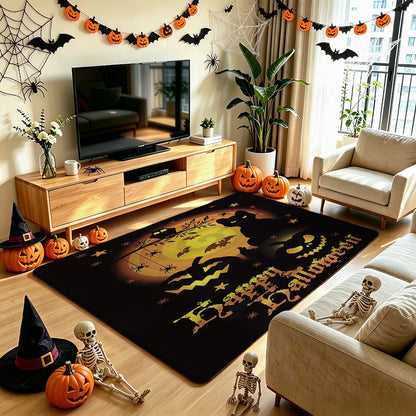 Unisex Halloween-Themed Area Rug