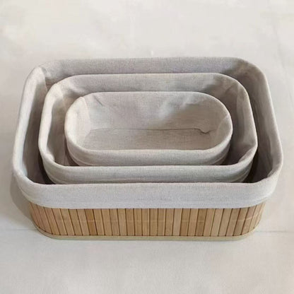 Storage basket with fabric cover Acalora