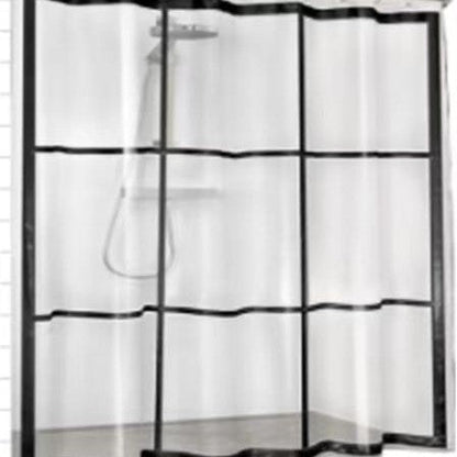 Modern Chevron Pattern Shower Curtain