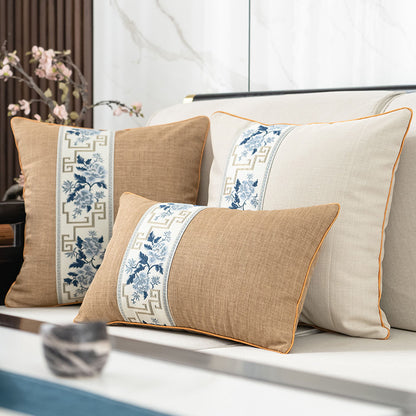Decorative Embroidered Throw Pillows