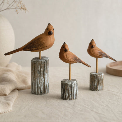 Artisan Bird Sculpture Accent