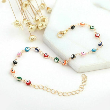 Decorative Eye Charm Anklet Acalora