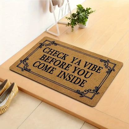 Welcome Warning Doormat
