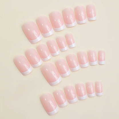 French Tip Press-On Nail Set Acalora 1788495145