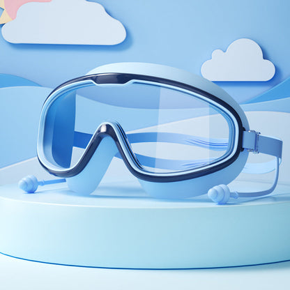 Skanto | Kid-Friendly Swim Goggles with Large Frames and Anti-Fog System