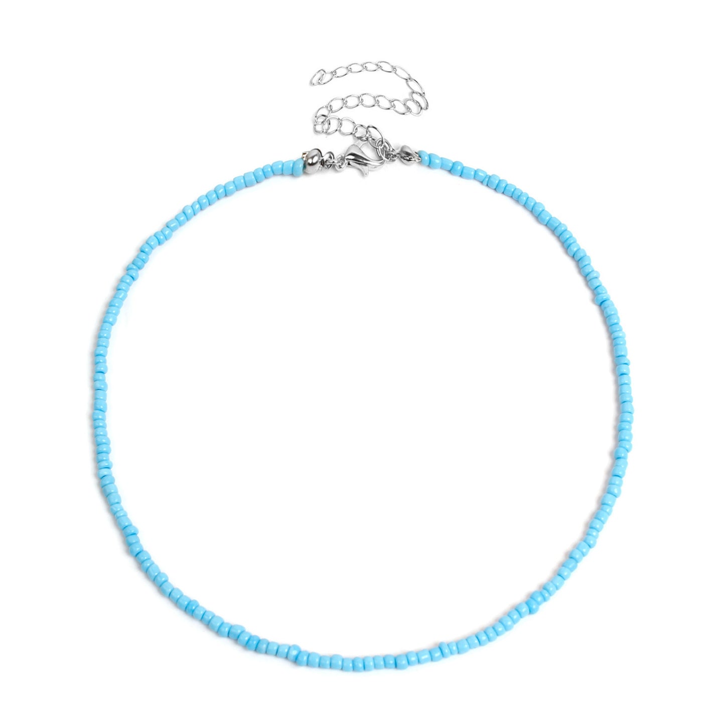 Colorful Beaded Choker Necklace Acalora