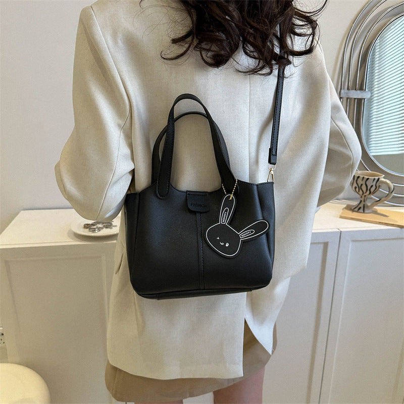 Structured Faux Leather Handbag Acalora