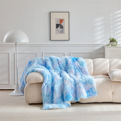Women Luxury and Soft Faux Fur Blanket Kalsten